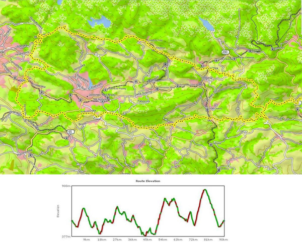 fietsroute kaart